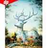 Алмазная вышивка Олень 5D DIY Полная круглая алмазная живопись Мозаика с животными Стразы