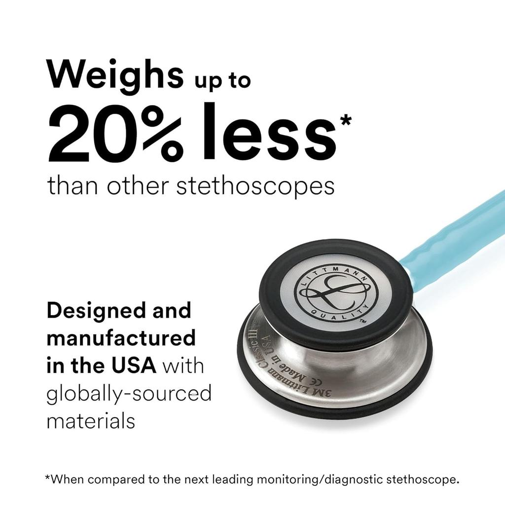 Littmann Classic III Silk Finish Tube 5912C Marine Blue