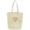 Nakajima Corporation Peanuts Snoopy Heart Hug Square Tote 178190-22