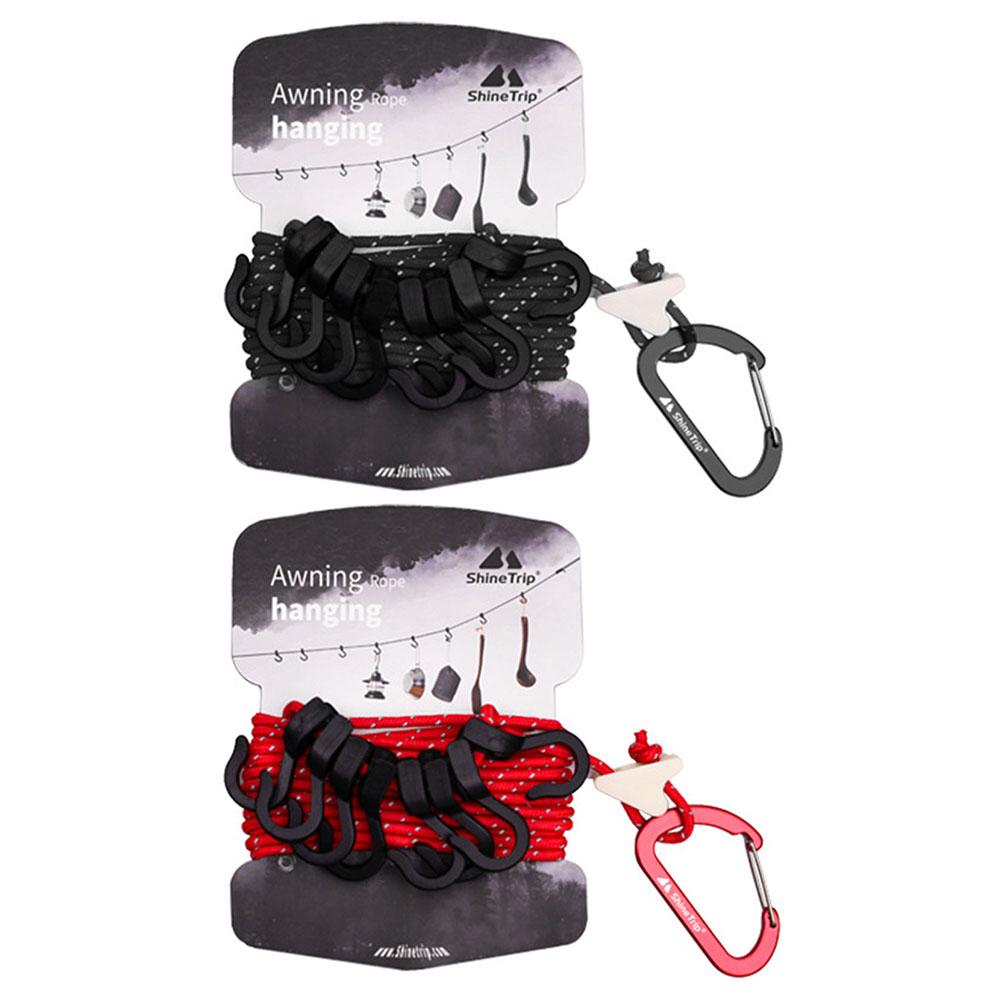 Camping Storage Strap Adjustable Outdoor Camping Clothesline Travel Clothes Hanging Strap Backpacking Hiking Tent Accessories