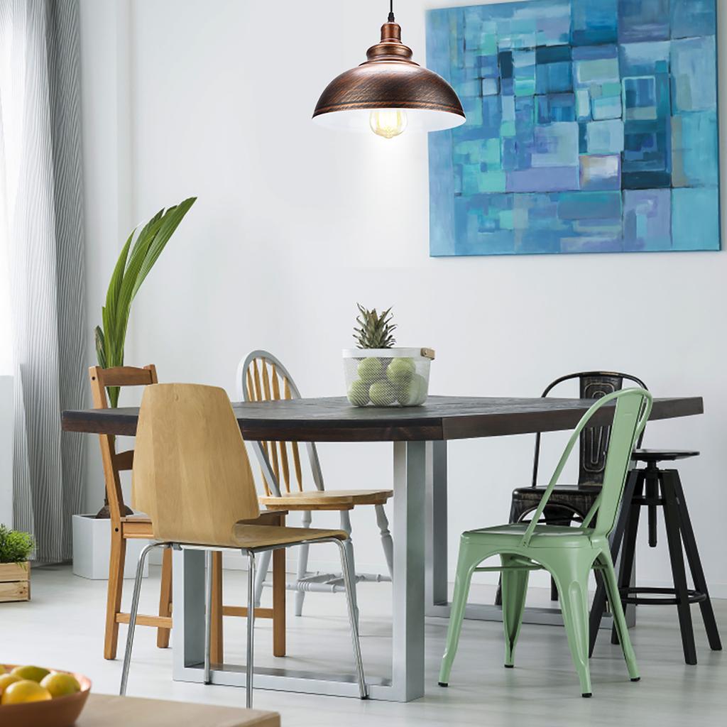Modern Style Industrial Pot Cover Pendant Lamp for Dinning Room Study Ceiling Light Decorations30cm