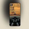 Самолет аэропорт взлет Чехол для телефона для Samsung Galaxy A20, A21s, A22, A31, A32, A52, A53, A72, 73, A80, A91 Мягкий черный чехол