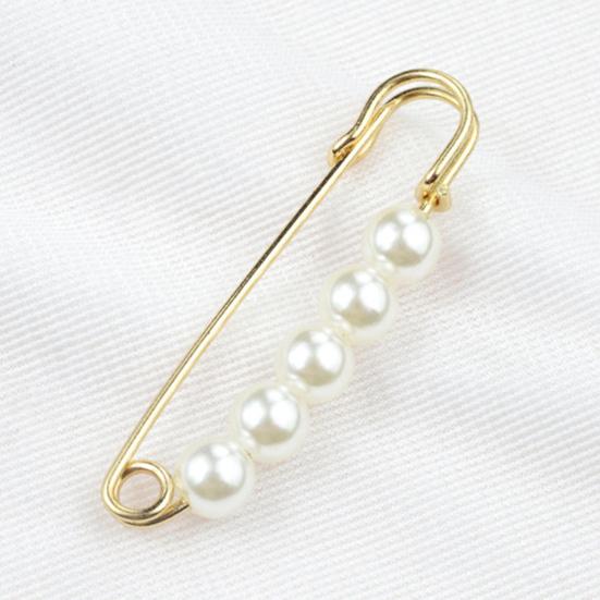 Брошь «Безопасность», тонкая работа, защита от воздействия, привлекательный искусственный жемчуг, женская безопасность