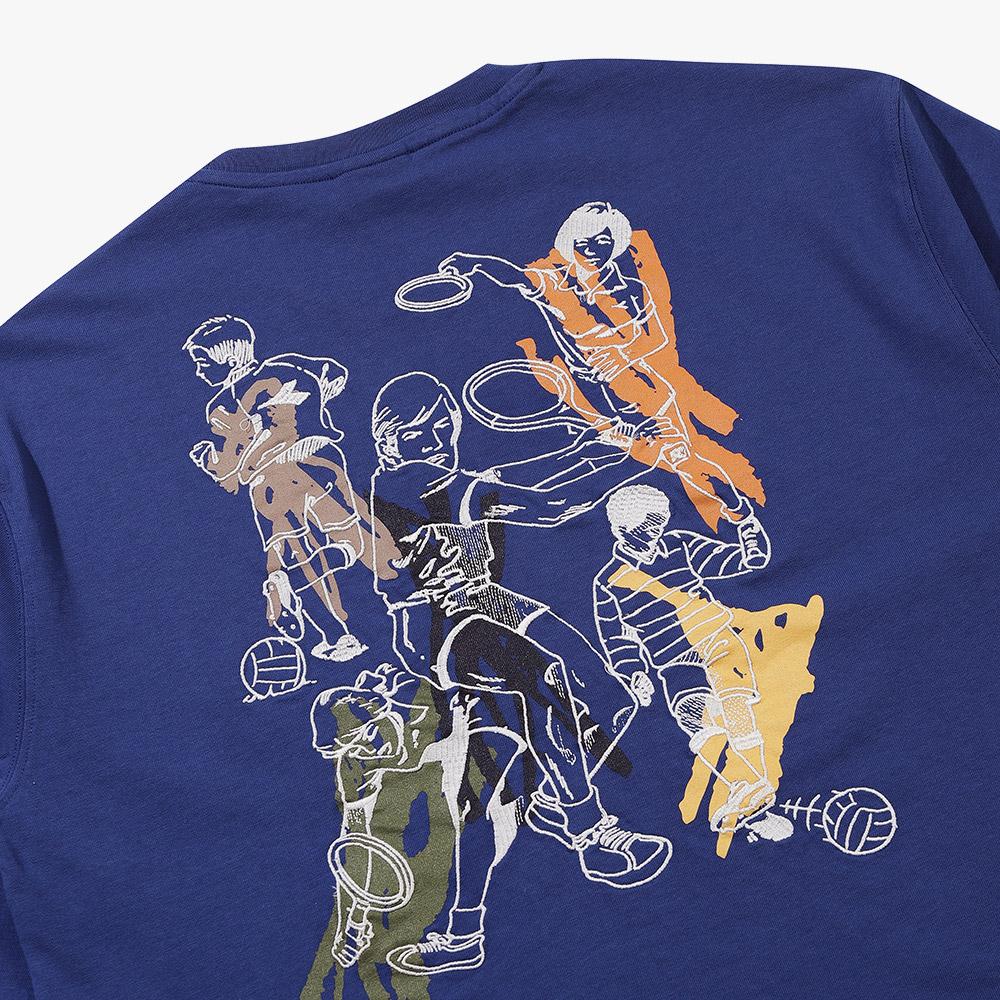 diadora Legacy Short Sleeve T-Shirt Blue