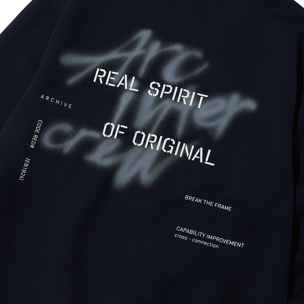 INTERCREW Spray-Dye Sweatshirt D Navy Itz1Tm02Ady