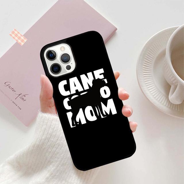 Чехол для телефона с цитатами о Кане-корсо Мастиф Для For iPhone 17 Air 16 15 11 12 13 14 Pro Max Plus coque