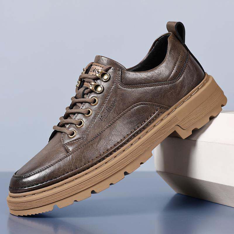 Men's Classic Business Dress Oxford Shoes 2024 New Brand Casual Comfortable Fashion Derby Shoes Luxury Leather Walking Shoes