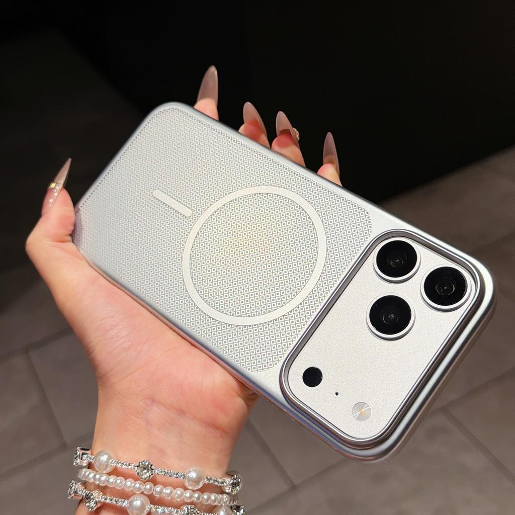 Магнитный чехол для телефона с ощущением кожи для iPhone 18 Pro Max 17 16 15 Ударопрочный Удобный захват Защита камеры Для Magsafe Чехол