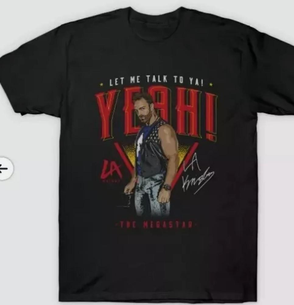 LA Knight The Megastar Ретро Футболка или Худи