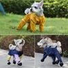 Dog Snowsuit with Built in Boots, Dog Boots Leggings Waterproof Anti-Slip Shoes Pet Paws Protector Dirty-Proof Adjustable Suspenders for Outdoor