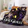 Code Geass Anime Printing Blanket Children's Warmth, Comfortable Blanket, Home Travel Blanket Fashion Birthday Gift