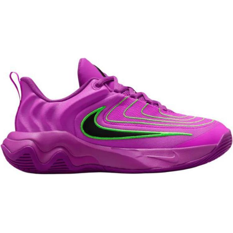 Nike Giannis Immortality 4 GS Enforcer Kids Sneakers Purple Bold-Berry Green-Strike FZ6734-501