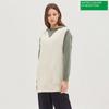 Benetton Cable Tissue Knit Vest Bakvf1061 Iv