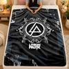 Flannel BlanketLinkin Park Warm Soft Throw Blanket for Indoor Sofa Bed Living Room Use