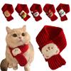 45 см шарф для кошек на Новый год, аксессуары для домашних животных, котенок, рождественская ткань, шарф для собак P Bichon, мягкий, комфортный U8Q1