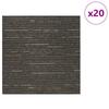 Ковровая плитка в полоску светло-коричневая 50 x 50 см 20 шт.