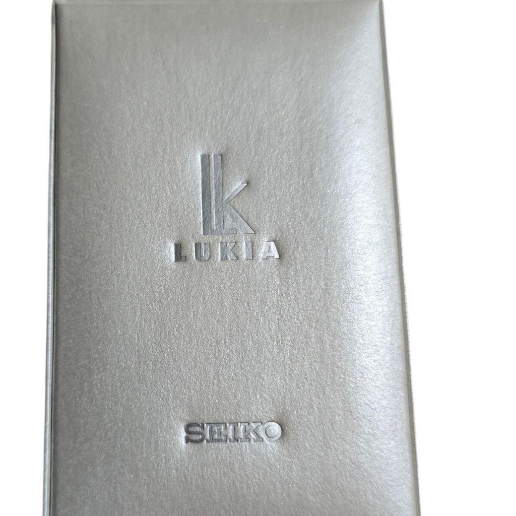 [USED] Seiko Lukia Flower Party Solar Watch AU18 with Box