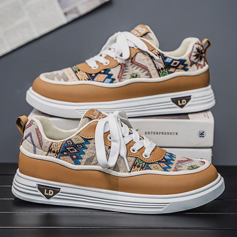 2025 весна новая мужская обувь универсальная модная трендовая обувь спортивная и повседневная обувь корейская версия мужские низкие кеды