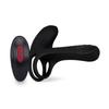 S-Hande Frank-RTC Remote-controlled Penis Cap with 9 Vibration Modes Black