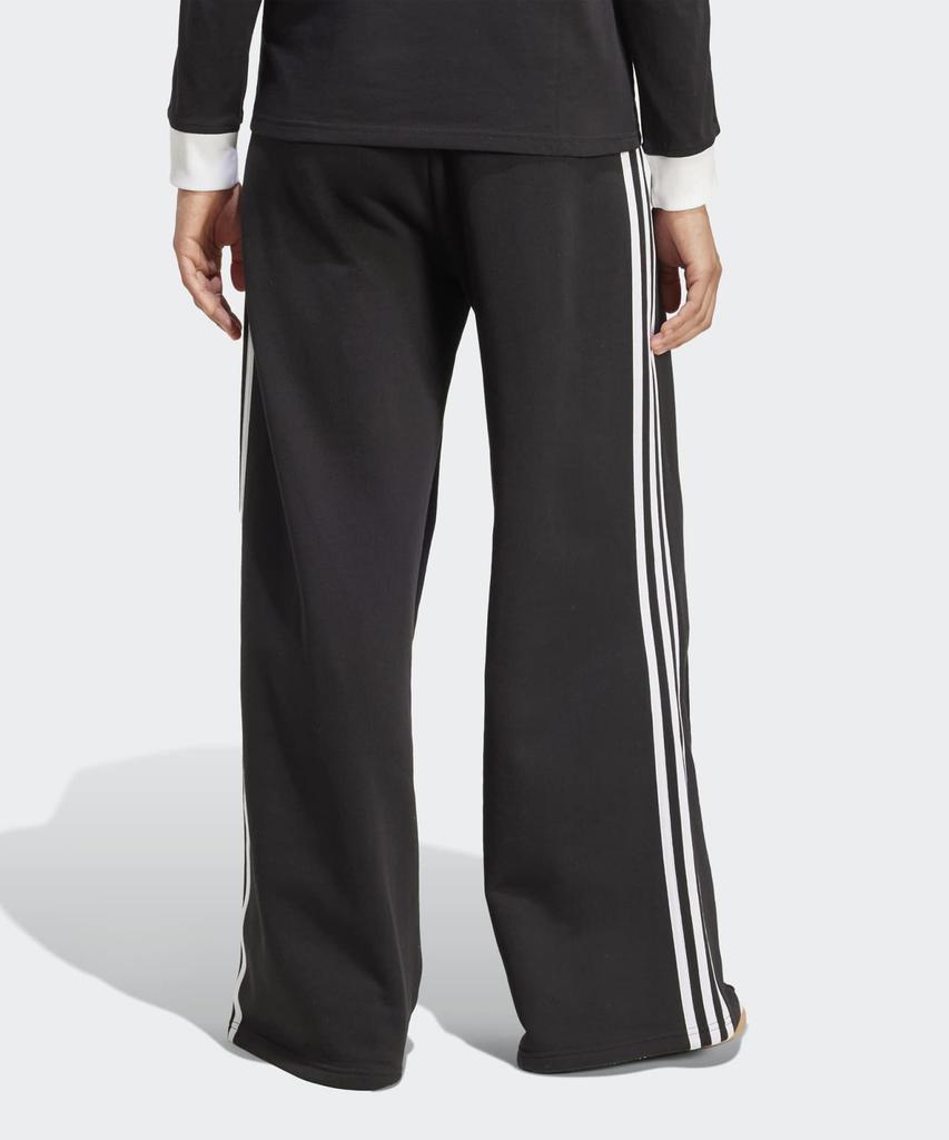 adidas Широкие спортивные штаны с тремя полосками - Черные:Белый / Jv7473