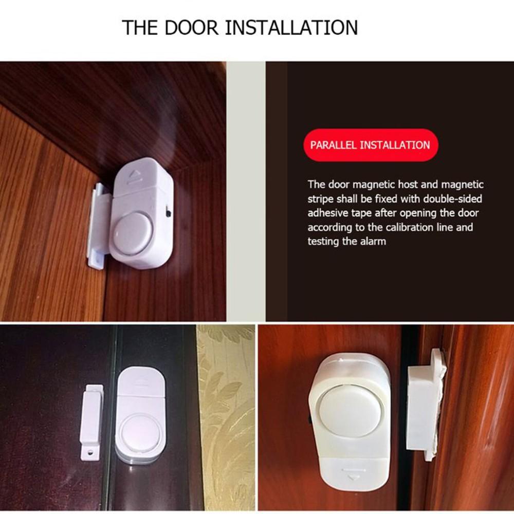 Wiwilys Wireless Home Security Door Window Entry Burglar Alarm System Magnetic Sensor