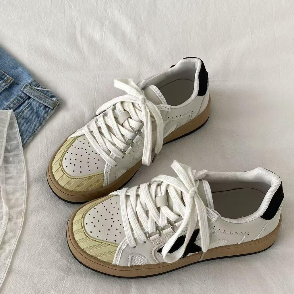 Outdoor Breathable Running Shoes Platform Dirty Star Board Shoes Women's New Leisure Sports Retro