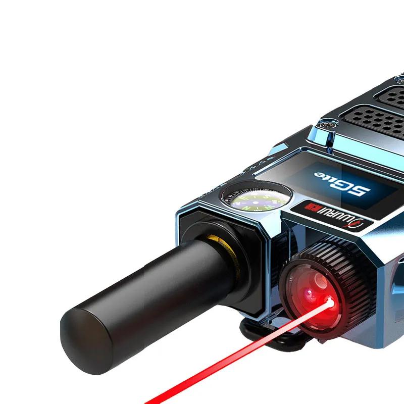 Глобальная 4G-рация, наружная публичная сеть с инфракрасным лазерным компасом, двусторонний фонарик, глобальная наружная батарея емкостью 6800 мАч