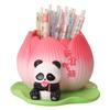 Мультяшная креативная подставка для ручек в виде панды, украшение из смолы, студенческий выпускной, большая емкость, настольное украшение, детский праздничный подарок