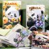 Full Color Page Panda Art Notepad Cartoon Journal Notebook Panda Diary Notebook  For Student