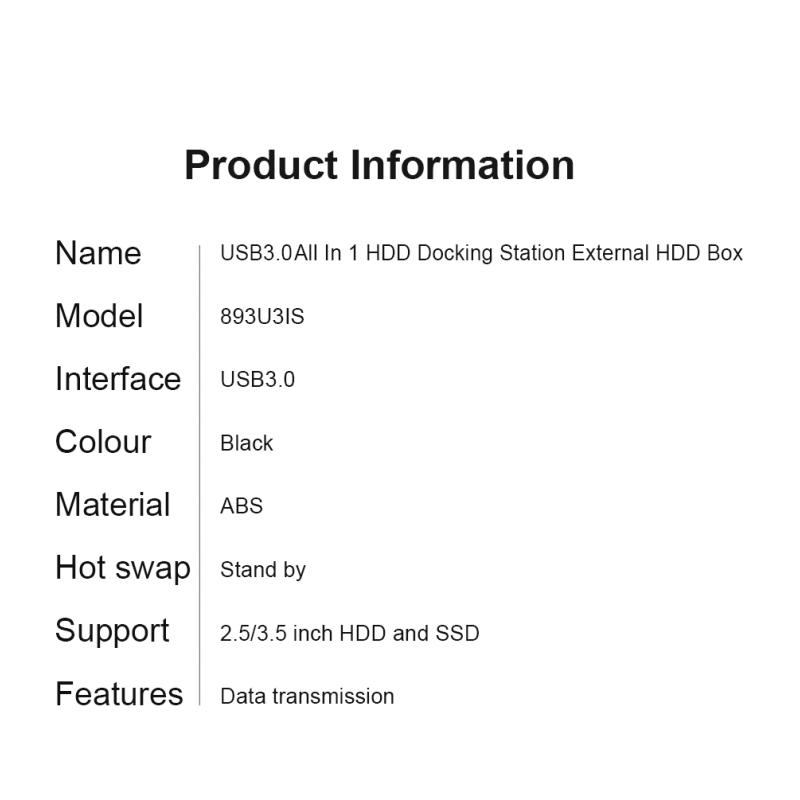 2,5 "/3,5" USB 3.0 до 2 SATA 1 IDE HDD Жесткий диск Док-станция Кардридер USB3.0 M2 TF