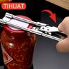 Adjustable Opener for Stainless Steel Cans, Manual Opener for Bottles for Weak Hands, Comfortable Handle, Kitchen Accessories, Gadgets, Tools