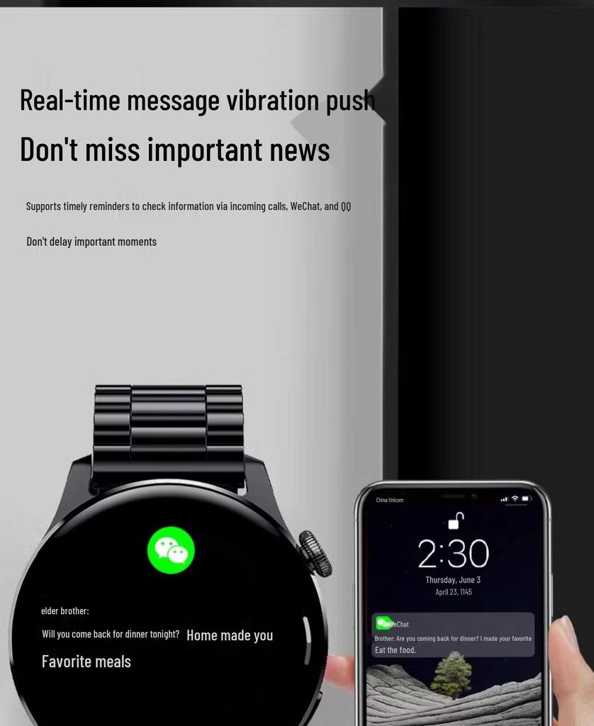 Умные часы Watch8: Новый многофункциональный Bluetooth, водонепроницаемый, NFC-оплата, спорт, музыка T05.