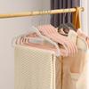 10/20/30/50/100PCS Flocking Rack Non-Slip Non-Trace Clothes Rack Wardrobe Storage Hanger
