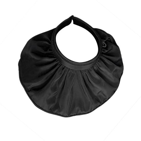 Women Sun Hat Empty Top Design Adjustable Fit Outdoor Wide Brim Sun Protection Hat Portable Roll-Up Hiking
