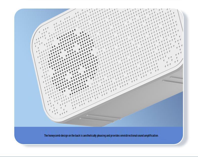 Беспроводная Bluetooth-колонка и цифровой будильник со светодиодным зеркалом и стереозвуком - Идеальный подарок