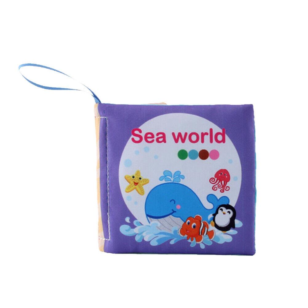 Soft Cloth Book For Early Education Of English Animals And Transportation