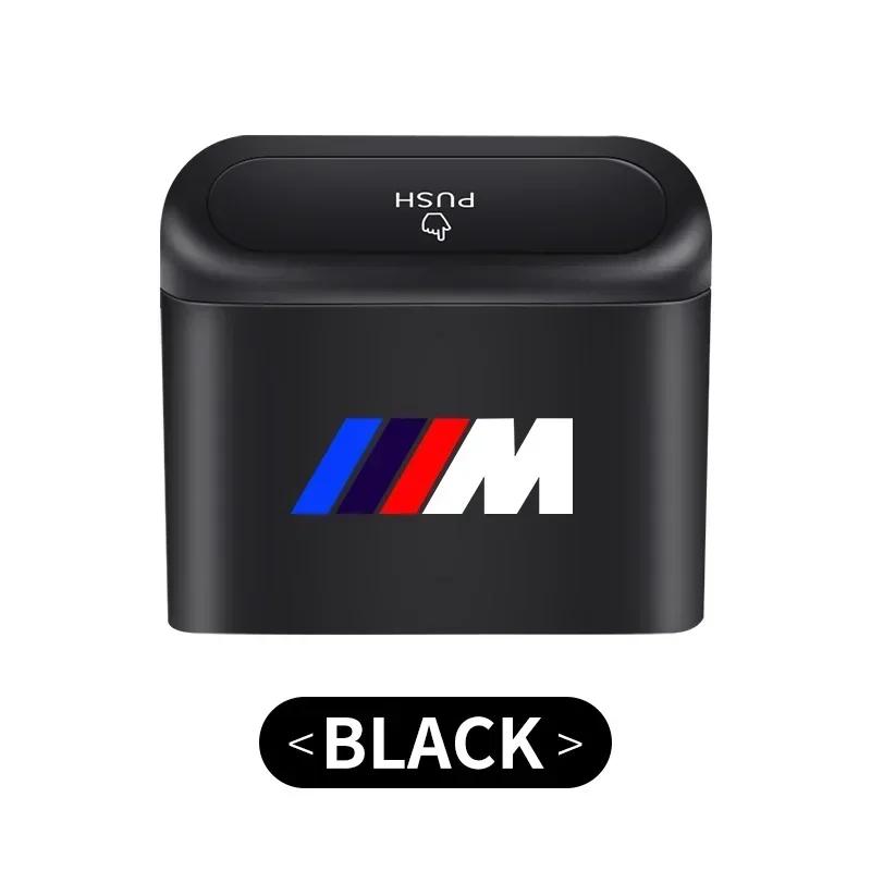 For BMW Car Trash Bin Hanging Vehicle Garbage Dust Case Storage Box For BMW M Performance E36 E60 E90 X2 X1 X3 X5 E46 E39 E70 M3