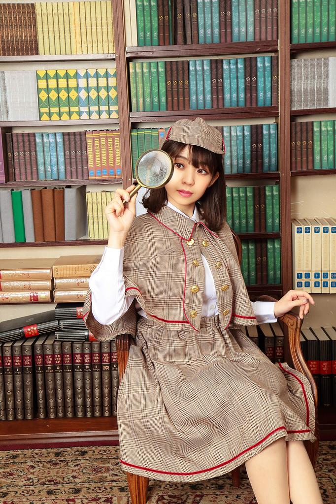 Clearstone Косплей Хэллоуин Девчачий Шерлок Браун Женский