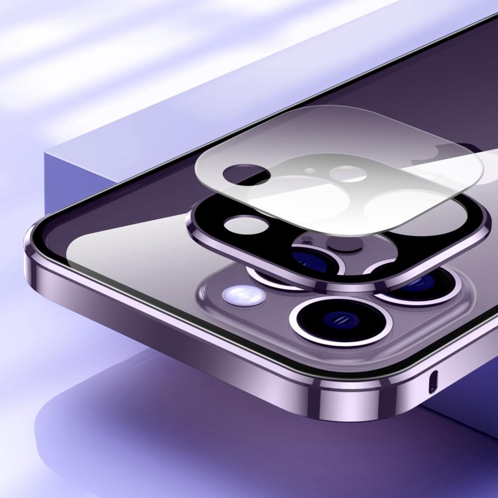 iPhone 14 Pro Max Case, Magnetic Dual Glass, Purple