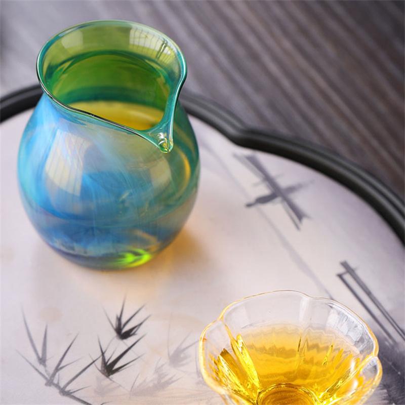 Exquisite Dazzling Heat-resistant Glass Fair Cup Tea Pitcher Tea Mug Household Chahai Tea Separator Kung Fu Tea Set