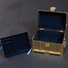 Korean Retro Pirate Treasure Chest Jewelry Box - Metal Craft Home Decor & Wedding Gift