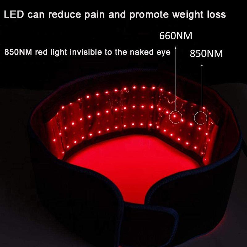 Терапевтический пояс красного света для дома, постоянная температура, горячий компресс-массажер, инструмент, пояс для облегчения боли в спине, пояс для похудения, красота