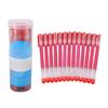 12Pcs Heat Erasable Pen for Fabric Embroidery Sewing Quilting Cloth Leather Marker Red