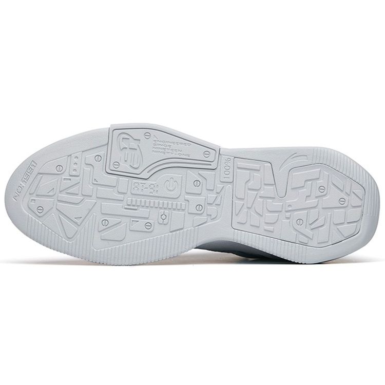 Anta At91 Удобные повседневные низкие кроссовки мужские кроссовки серебристые 112218073-4