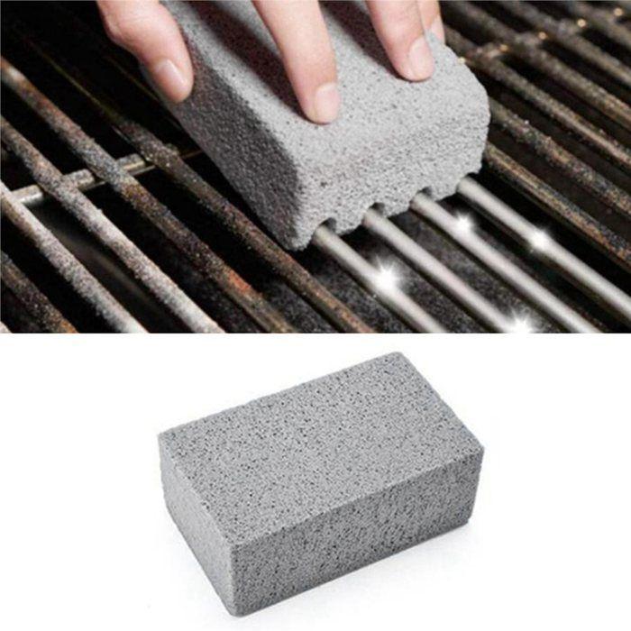 Pierre de nettoyage pour barbecue - SODIAL - Lot 2 - Pierre ponce non poreuse - Sans résidus ni poils - Inodore recyclable
