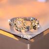 Cute Female Small Bee Opening Ring Vintage Gold Color Daisy Flower Engagement Rings For Women Trendy Silver Color Bridal Jewelry