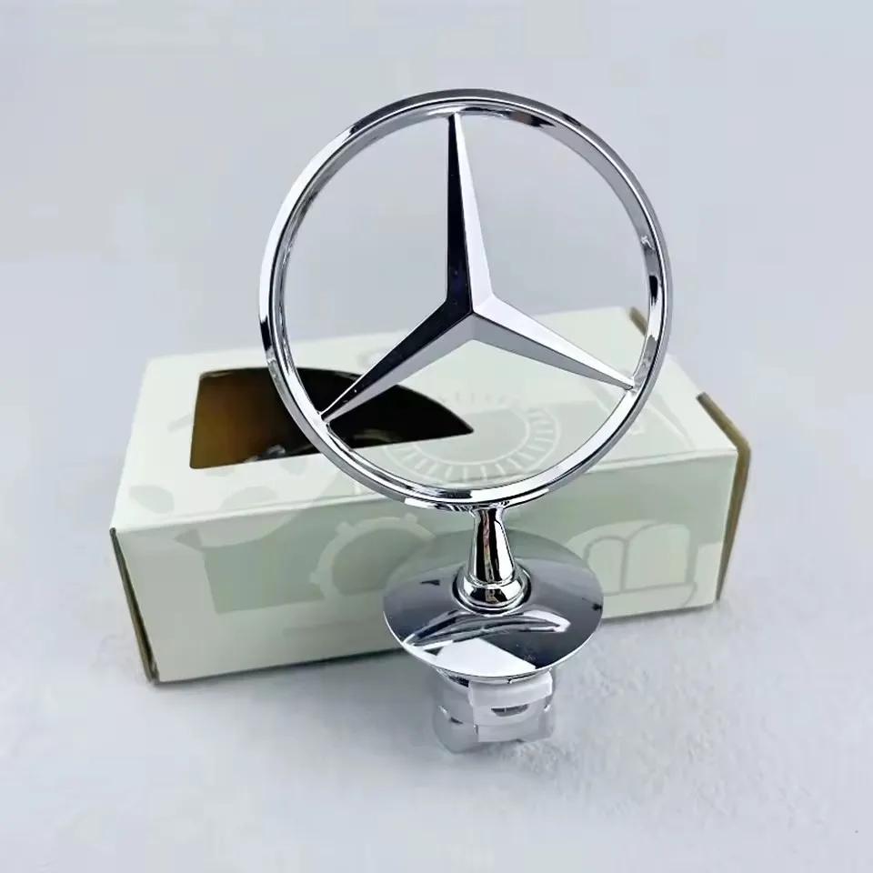 KMLB1 1 шт. эмблема Звезда Капот Автомобильный Капот Передний Логотип для Mercedes E S Class w204 w211 w205 W212 w203 w213 аксессуары Mercedes Benz