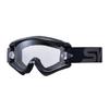 SWANS MX-RUSH-PET BK/G Motorcycle Goggles, Black X Gray