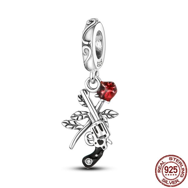 Новые подвески-замки и ключи из стерлингового серебра 925 пробы, подходят для браслета 925 пробы, для женщин, изящные ювелирные изделия своими руками, подарок