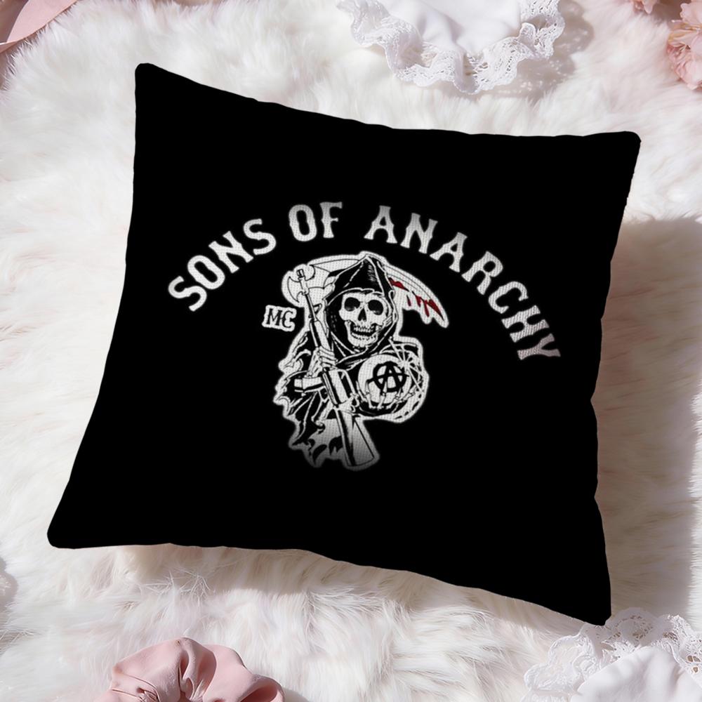 Чехол для подушки Премиум-комфорт S-Sons of AnarchyS Двусторонний чехол для подушки - Дизайн "Два в одном" для любой комнаты и салона автомобиля